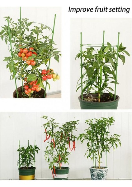 Tırmanma Strut Ekici Tesisi Büyüyen Tırmanma Çerçevesi 4 Paket Bahçe Bitki Desteği Domates Kafesi Ekici Pot Tutucu (Yurt Dışından) fiyatları