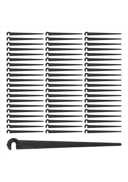 Sulama Damla Destek Bahçeleri Sebze Bahçeleri Için 1/4 Inç Tüp Hortumu Çiçek Yatakları Bitki Bahçeleri Siyah 200 Paket (Yurt Dışından) fiyatları