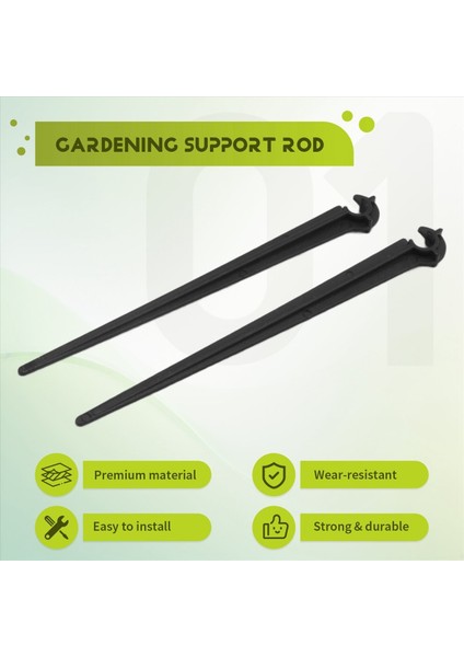 Sulama Damla Destek Bahçeleri Sebze Bahçeleri Için 1/4 Inç Tüp Hortumu Çiçek Yatakları Bitki Bahçeleri Siyah 200 Paket (Yurt Dışından) fırsatları