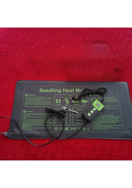 Sürüngen Isıtma Ped 10X20.75 Inç Ayarlanabilir Sabit Sıcaklık Fide Isıtma Pedi Bitki Yetiştirme Ped Eu-Plug Için (Yurt Dışından) fiyatları