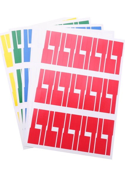 750PCS Kablo Etiket Sticker Su Geçirmez Tel Ağ Elektrik Kablo Etiketleri Kordon Etiket Işaretleyici Baskı Çıkartmaları Organizatör (Yurt Dışından)