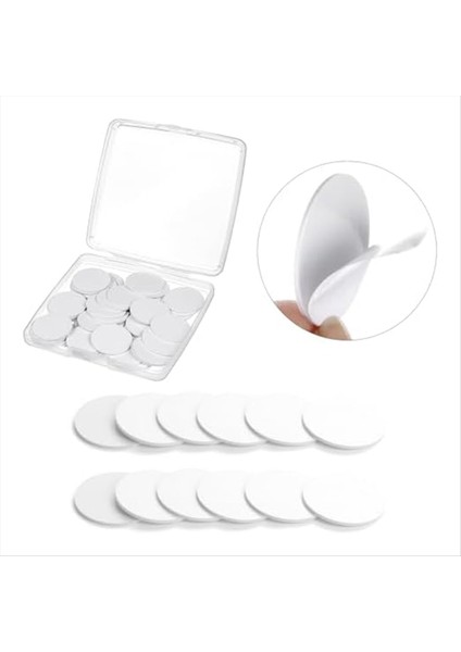 60PCS Nfc Tagsntag 215 Nfc Çıkartma Çipi Yuvarlak Nfc Etiketi Yeniden Yazılabilir Nfc Kartı Yapışkan Geri Nfc Etkin Cep Telefonu Cihazı (Yurt Dışından)