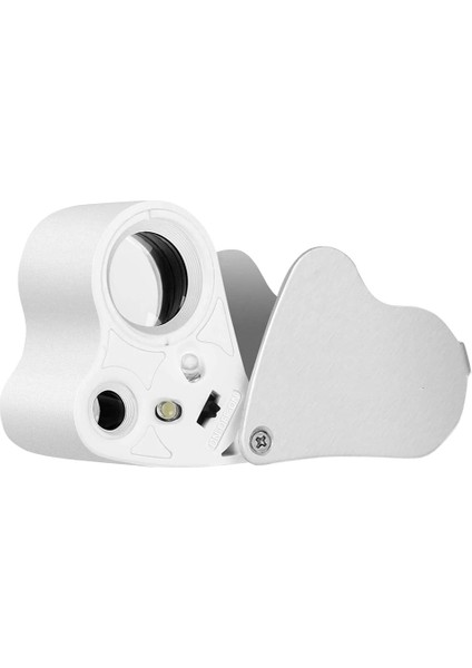 30X 60X Işıklı Kuyumcular Loupe Katlanır Büyüteç, Mücevherler Için LED Işığı ile LED Işık (Yurt Dışından)