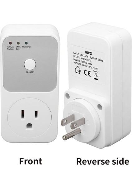 Koruyucu Voltaj Rölesi Elektrik Soketi, Buzdolabı Voltajı Koruyucu Ev Appliance Için Çok Fonksiyonlu (Yurt Dışından) fırsatları