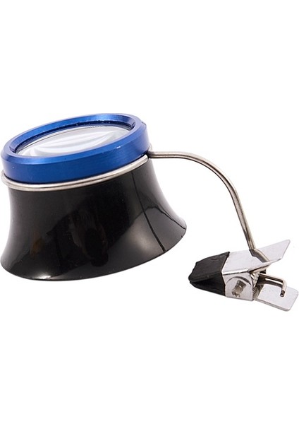 5x Klipsli Göz Loupe Gözlük Büyüteç Büyütme Cam Lens Onarım Çalışması (Yurt Dışından)