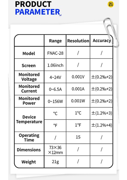 Fnırsı Fnac-28 USB Test Merkezi Tip-C Akım ve Voltaj Ölçer Hızlı Şarj Protokol Algılama Tetikleme Güç Ölçer A&#39;dan C&#39;ye (Yurt Dışından) indirimleri