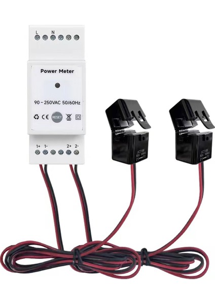 Tuya Smart Life Wifi Enerji Ölçer Çift Yönlü 2 Kanallı Din Rayı 80A Ct Uygulama Monitörü Ihracat ve Ithalat Gücü (Yurt Dışından) fiyatları