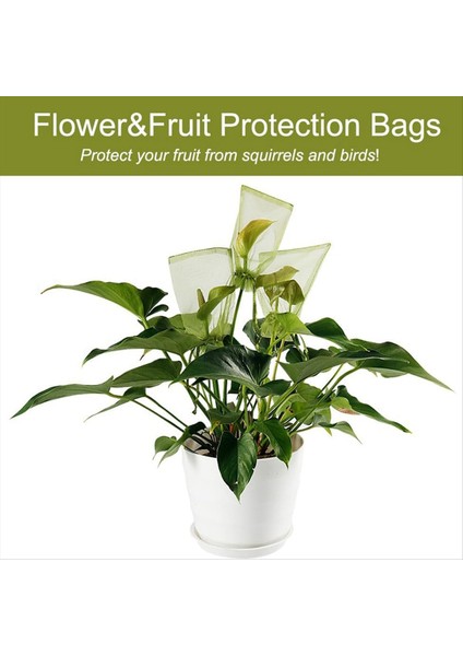 100 Adet Meyve Koruma Torbaları (8X12 Inç) Yeşil Örgü Kapak Torbası Meyve Koruma Sebze Bahçesi Için Örgü Örgü (Yurt Dışından) fiyatları