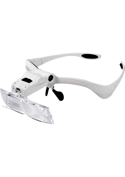 LED Işıklı Baş Bandı Camları Büyüteç Cam 5 Etkilenmez Lens 1.0x/1.5x/2.0x/2.5x/3.5x Takım Onarımı Okuması Için (Yurt Dışından) modelleri