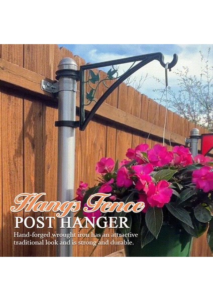 Askılı Askı, Çit Bitki Askıları, Çiçek Sepetleri Kolay Kelepçeli Braket, Duvar Kancası Asma Bitki Braketi (Yurt Dışından) indirimleri