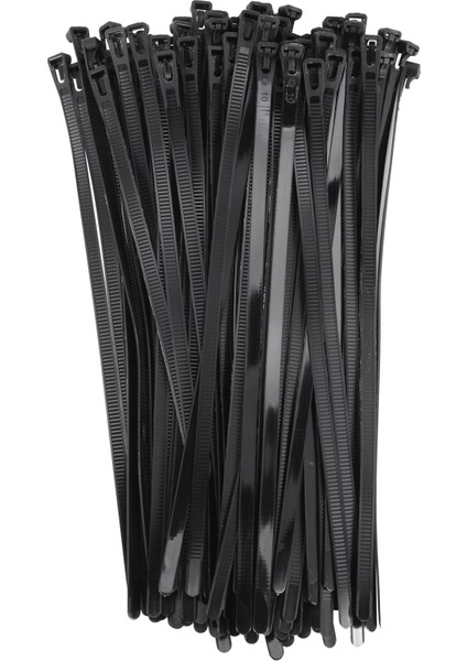 Kurtulabilir Fermuar Bağları 12 Inç Ağır Hizmet Tipi Zip Kravat Kalın Siyah Kablo Bağları 100LB Gerilme Mukavemeti Naylon Kablo Tel Bağları 100 Pcs (Yurt Dışından)