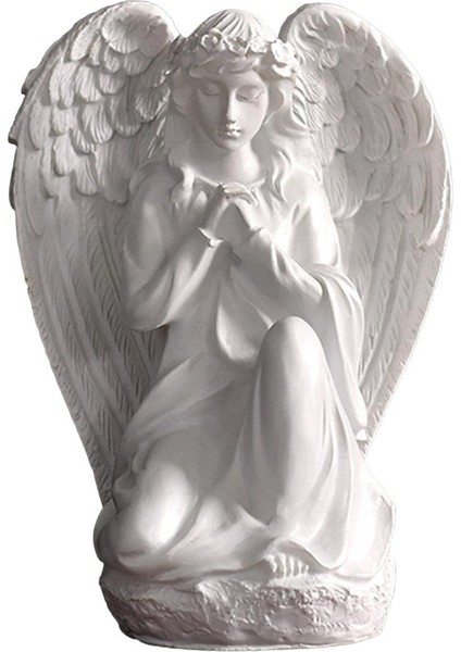 Guardian Angel Heykel Raf Oturma Odası Yatak Odası Dekor Figürinleri Dua Eden Cherub Sevimli Melekler Kadınlar Için Hediyeler Hediyeler (Yurt Dışından)
