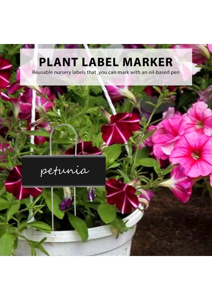 30 Pcs Metal Bitki Etiketleri Hava Durumu Geçirmez Bahçe Işaretleri Sebzeler Için Yeniden Kullanılabilir Kreş Etiketleri Bitki Çiçek Serası Siyah (Yurt Dışından) fiyatları