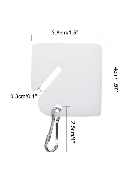 120 Pcs Anahtar Etiketler Yuvalı Plastik Asılı Etiketler 1,5 Inç Beyaz Etiketler Metal Çırpı Kancaları ile Anahtar Dolaplar Kutuları Dolaplar (Yurt Dışından) modelleri