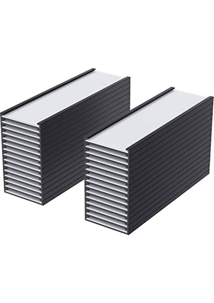 30 Paket C Kanalı Manyetik Etiket Tutucuları 1 x 3 Inç Mıknatıslar Manyetik Adı Etiketler Metal Beyaz Tahta Için Aracı Kutusu Etiketleri (Yurt Dışından)