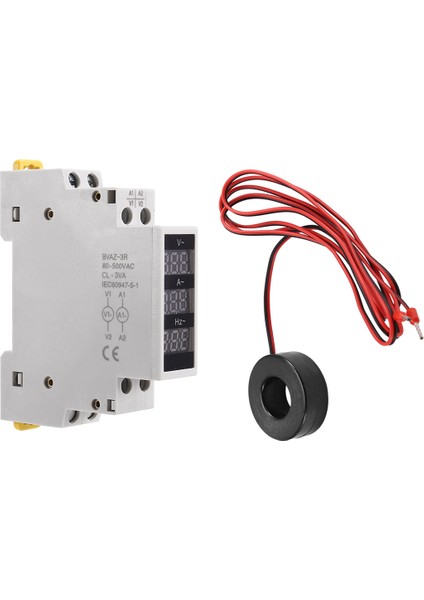 Kılavuz Ray Dijital Ekran Aleti Üç Fazlı Tek Fazlı Voltaj ve Mevcut Hertz Metre Ac Mini Modülü Bavz-3r (Yurt Dışından) modelleri