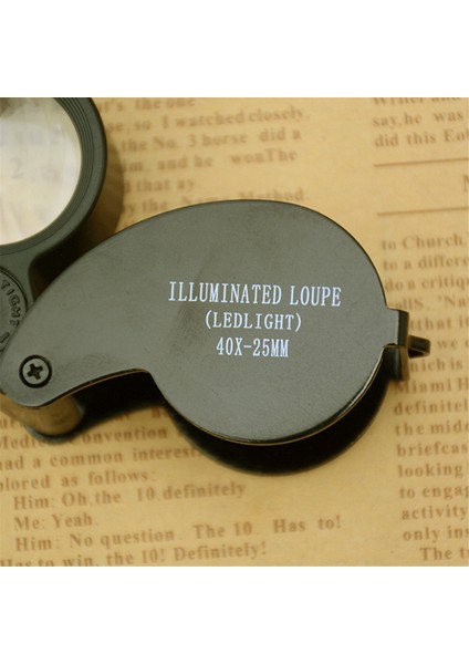 40X Mini Loupe Işıklı Büyüteç Cam Göz Kuyumcuları LED Işıklar Taşınabilir Katlanır Mücevher Paraları Antik (Yurt Dışından) fiyatları