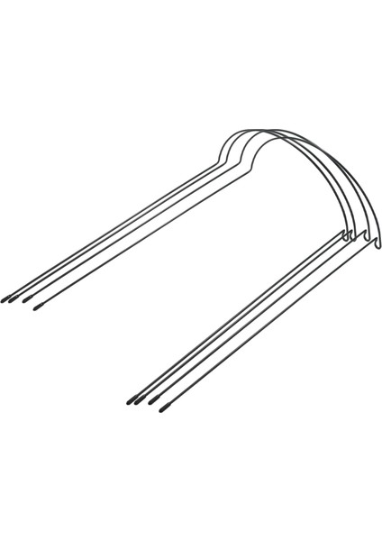 4 Paket Fabrikası Destek Sehpa Metal Bahçe Fabrikası Yeşil Yarım Yuvarlak Bitki Destek Halkası Bitki Kafes Bitki Desteği (Yurt Dışından)