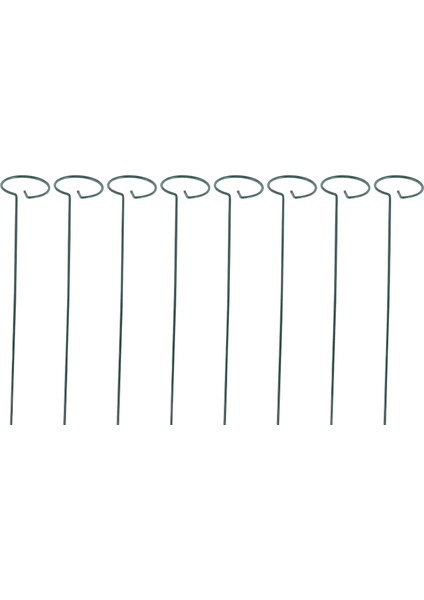8pcs Güzel Bitki Desteği Stand Çiçekleri Destek Halkası Metal Bitki Destek Biçin Bonsai Destek Arka Bahçe Aracı (Yurt Dışından)