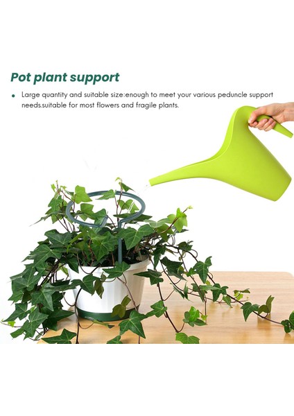 8pcs Güzel Bitki Desteği Stand Çiçekleri Destek Halkası Metal Bitki Destek Biçin Bonsai Destek Arka Bahçe Aracı (Yurt Dışından) fırsatları