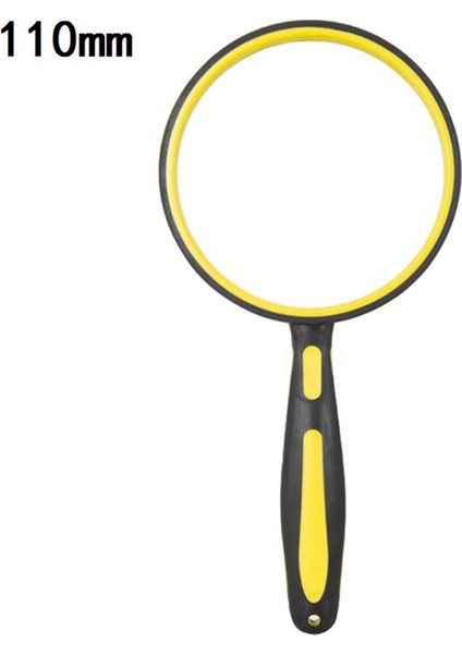 Taşınabilir Sarı Büyüteç 110MM Çapında Lens, Yaşlılar Için Kitap ve Gazeteler Okumak Için Uygundur (Yurt Dışından)