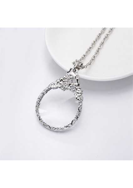 2,5x Büyüteç Cam Kolye Retro Büyüteçli Büyüteç, Kitapları, Dergileri ve Gazeteleri Okumak Için Uygun (Yurt Dışından) fiyatları