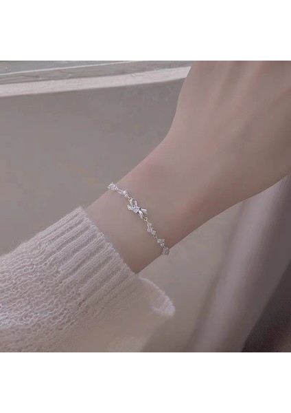 YUANYING0096NAZIK ve Sade Deniz Kabuğu Gümüş Zincir Kadın Bileziği (Yurt Dışından) fiyatları