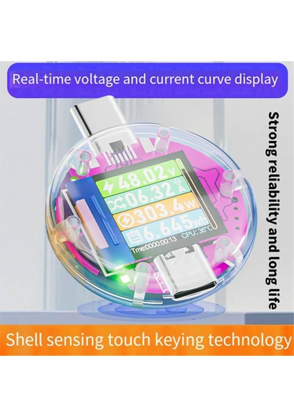 48V Tip-C Test Cihazı Pd Dijital Voltmetre Amperimetro Voltaj Akım Ölçer Volt Amper Ampermetre Dedektörü (Yurt Dışından) indirimleri