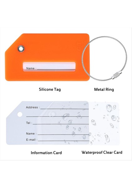 Silikon Bagaj Etiketleri Bagaj Çanta Seyahat Bavul Etiketleri Isim Kartı Hızlı Keşif Bagaj (Yurt Dışından) fiyatları