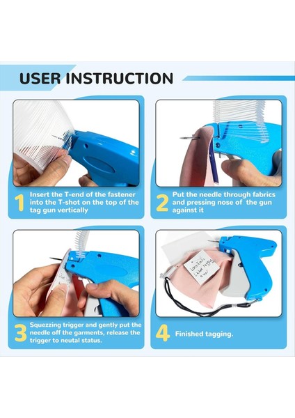 2 Paket Etiketleme Giyim Giysileri, Giyim Etiketi Gunwith 2500 Pc Çubukları Bağlantı Elemanları ve Dıy Giyim Için Ekstra 3 Iğne Taggun (Yurt Dışından) fiyatları