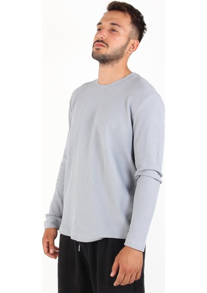 5073-2 Waffle O Yaka Sweat