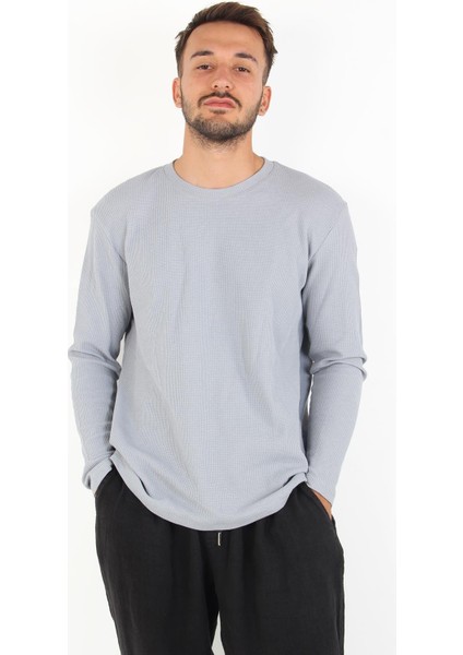 5073-2 Waffle O Yaka Sweat