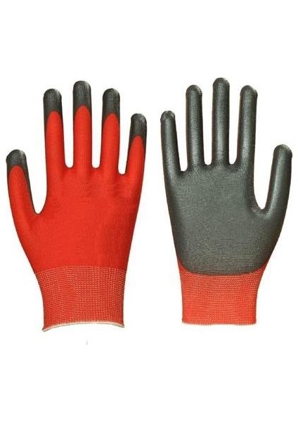 Zebra Polyester Nitril Eldiven