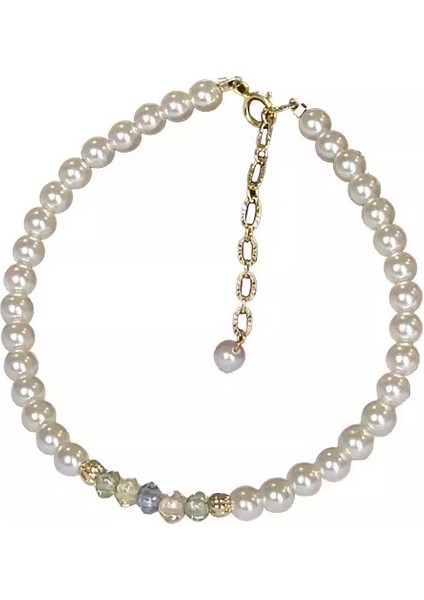 YUANYING0056VINTAGE Tatlı Pirinç Kalp Charm Kadın Bilekliği (Yurt Dışından)