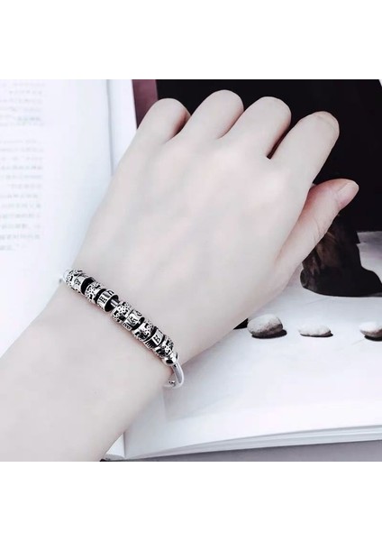 YUANYING00145ÇIN Tarzı Gümüş Kaplama "barış ve Neşe" Charm Kadın Bilekliği (Yurt Dışından) fiyatları