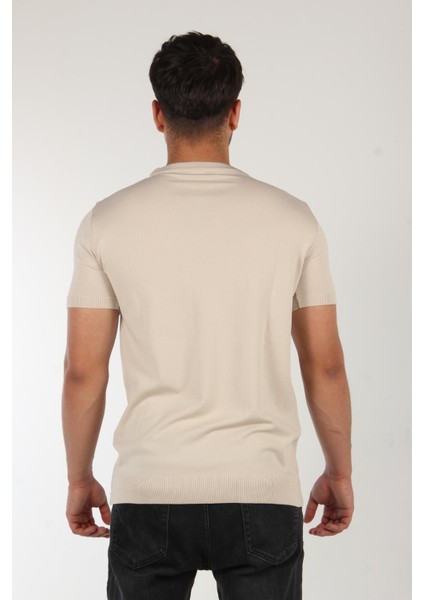 O Yaka Triko T-Shirt