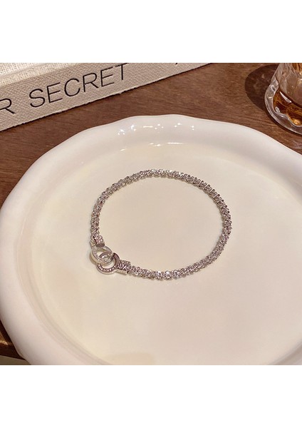 YUANYING0048YENI Parıltılı Simli Kadın Bilekliği (Yurt Dışından) fiyatları