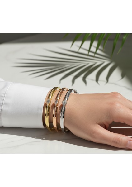 14 Ayar Sıra Taşlı Baget Bilezik - 5,80GR. fiyatları