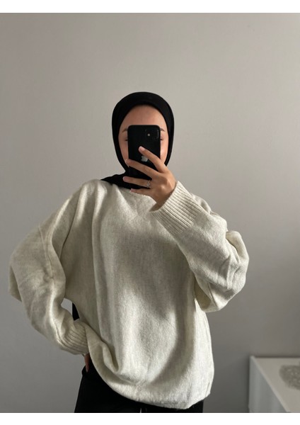 Oversize Yarasa Kol Triko Kazak fiyatları