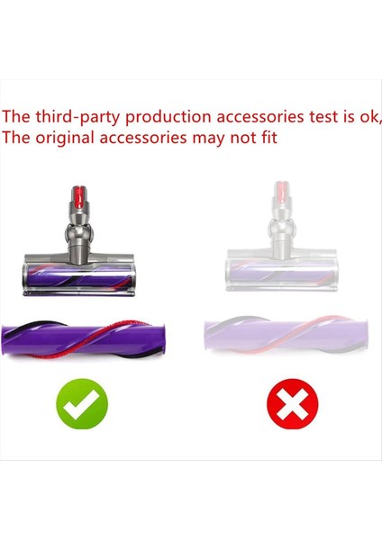 V6 V7 V8 V10 Elektrikli Süpürge Aksesuarları Için 4'lü Rulo Fırça Peluş Şeritleri (Yurt Dışından) fiyatları