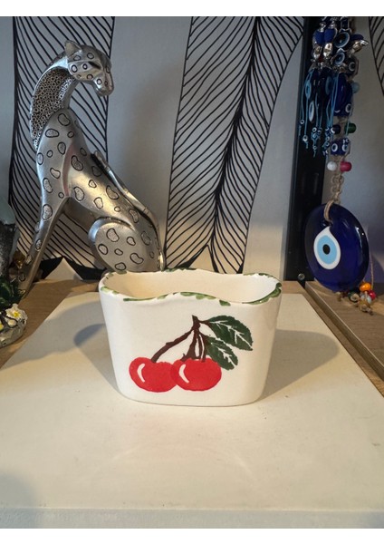 Seramik Kiraz Desen Süngerlik