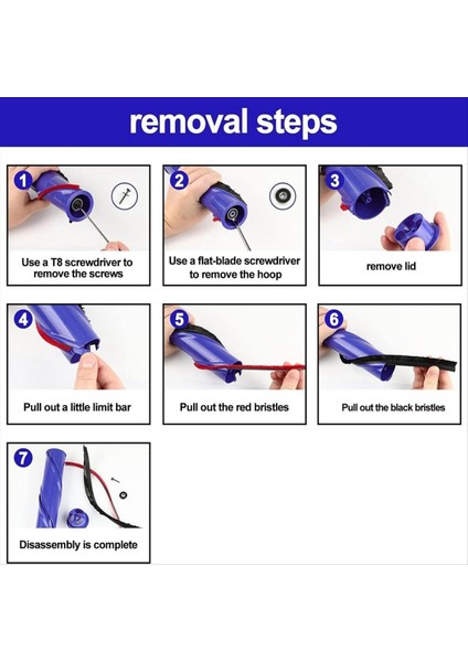 V6 V7 V8 V10 Elektrikli Süpürge Aksesuarları Için 4'lü Rulo Fırça Peluş Şeritleri (Yurt Dışından) indirimleri