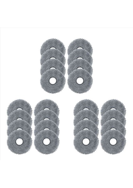 Robot Süpürge Yedek Parça Aksesuarları Için 24X Vakumlu Paspas Pedleri (Yurt Dışından)
