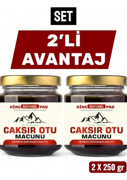 King 2 x 245 gr Pro Naturel Çakşır Otu Macunu Ballı Polenli fiyatları