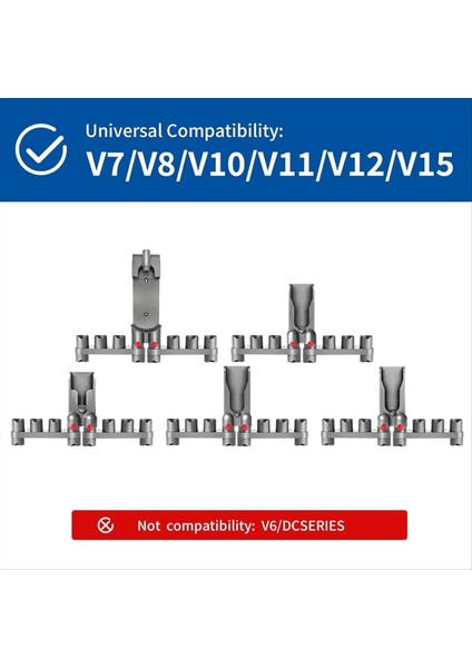 Elektrikli Süpürgeler Için Tutucular Duvara Monte ve Yerleştirme Istasyonu Düzenleyici V15 V7 V8 V10 V11 Model (Yurt Dışından) fırsatları