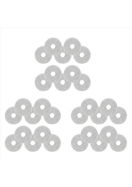 L10S ULTRA/L10S Pro ULTRA/L20 Ultra HEAT/X10+ Robot Süpürge Için 30'lu Yıkanabilir Paspas Paketi (Yurt Dışından)