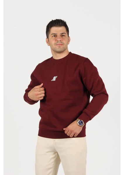 5012 Şardonlu Üç Iplik O Yaka Sweat