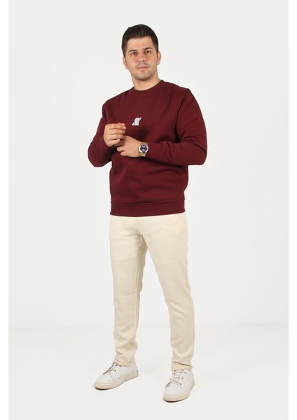 5012 Şardonlu Üç Iplik O Yaka Sweat