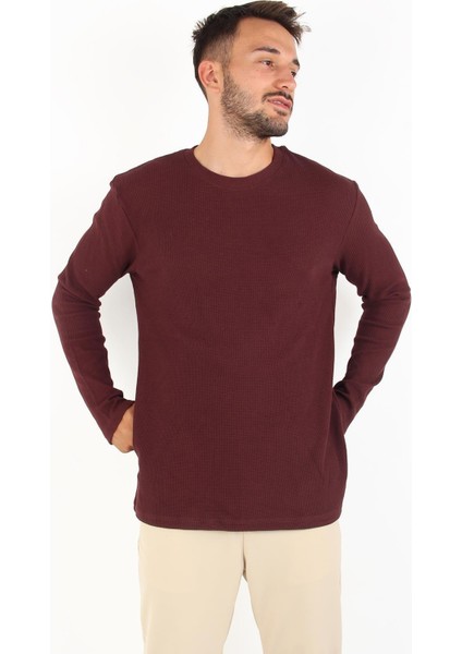 5073-2 Waffle O Yaka Sweat