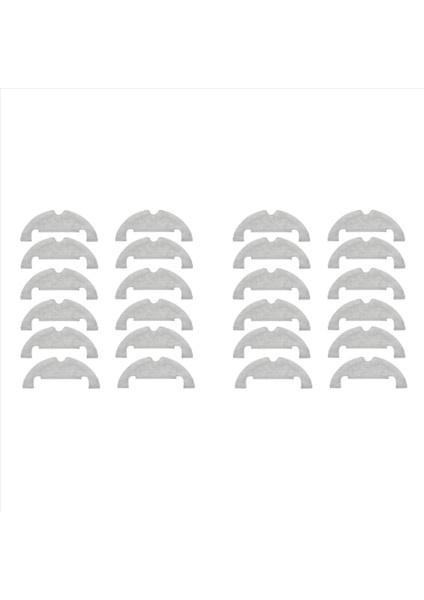 Mi Robot Süpürge 2 Ultra Aksesuarları Için 24X Paspas Bezi STYTJ05ZHM Mendiller Paçavralar Temizleyici Yedek Parçalar (Yurt Dışından)